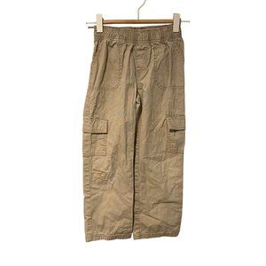 YOUTH Jumping Bean khaki pants with elastic waist and pockets size 6